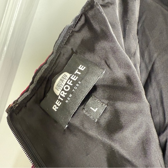 Retrofete - Nat Top - Velvet floral tube top size large RTR - Picture 6 of 9